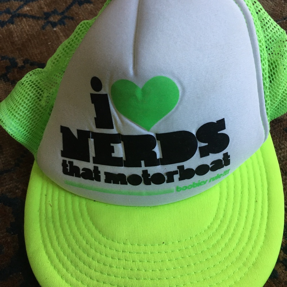 Nerds who motorboat truckers cap